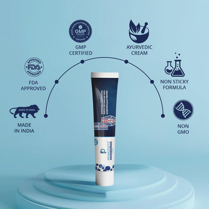 Cream Ayurvedic Solution for Management of Varicose Veins, Spider Veins, Varicocele Helps Reach The Root Cause of varicose Veins Reduces Cramps, Itching & Swelling. Single Tube (25 GMS). - dailyvitalstore