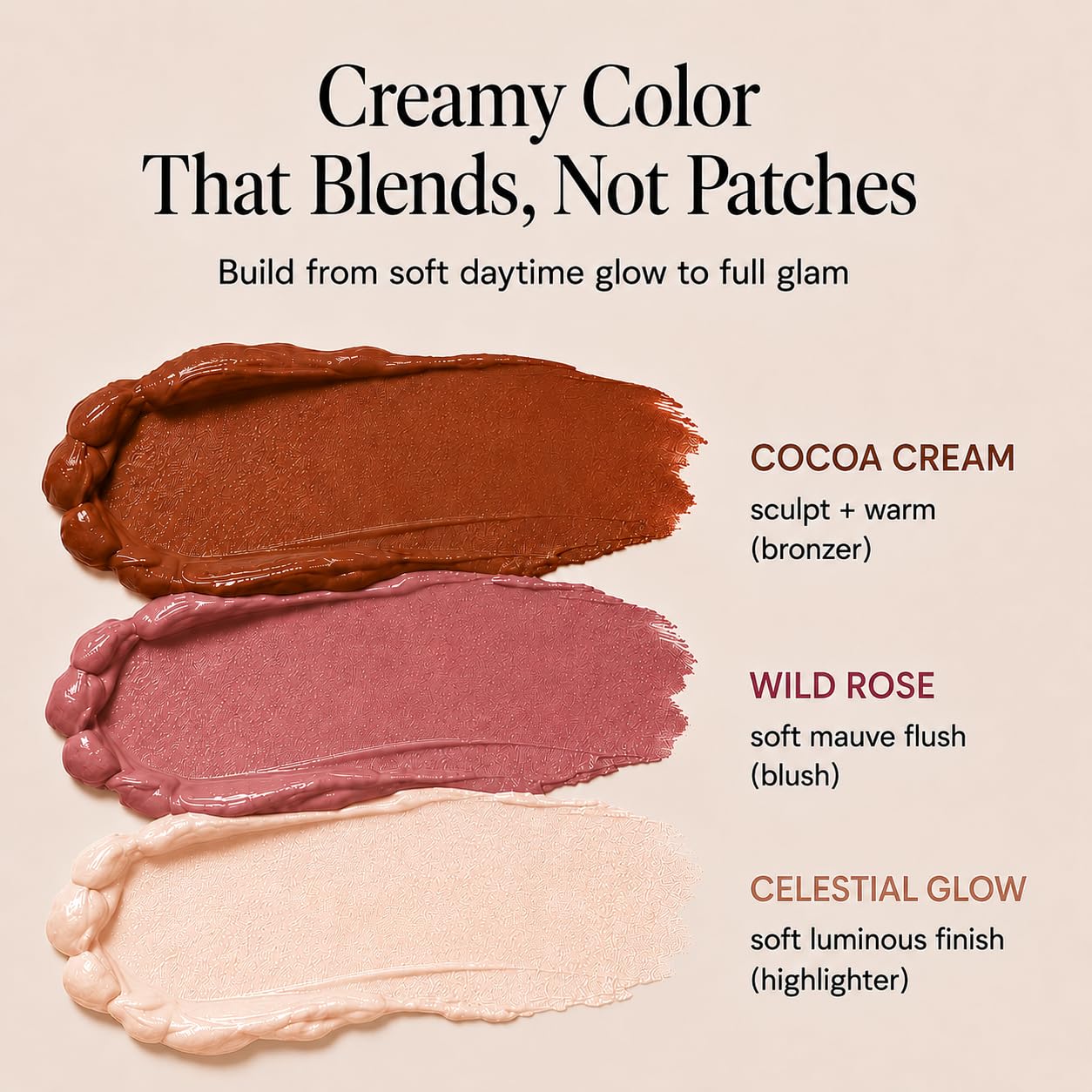 Cream Contour Stick Set – Blush, Bronzer & Highlighter Trio | Hydrating, Buildable, High-Pigment Makeup with Shea Butter & Vitamin E | Phoenix Beauty Gift Set (Enchanted) - dailyvitalstore