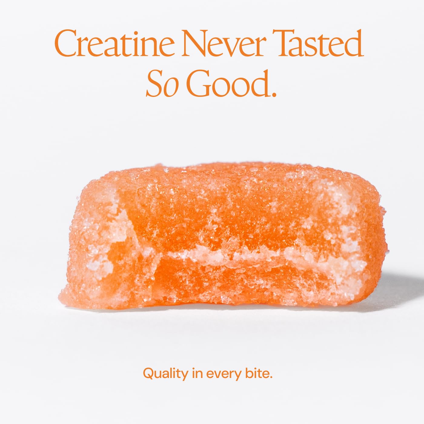 Create Creatine Monohydrate Gummies for Men & Women, Boost Focus, Strength, and Endurance, Anti-Melting Formula, Vegan, Gluten-Free, Non-GMO, 1.5g of Creatine per Gummy (Sour Peach) - dailyvitalstore