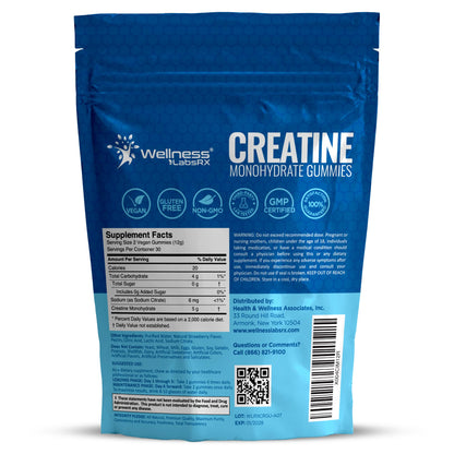 Creatine Gummies 5000mg, 30 Servings Creatine Monohydrate Gummies - Third-Party Tested Creatine for Women, Strawberry Flavor Creatine for Men, Muscle Growth, - dailyvitalstore