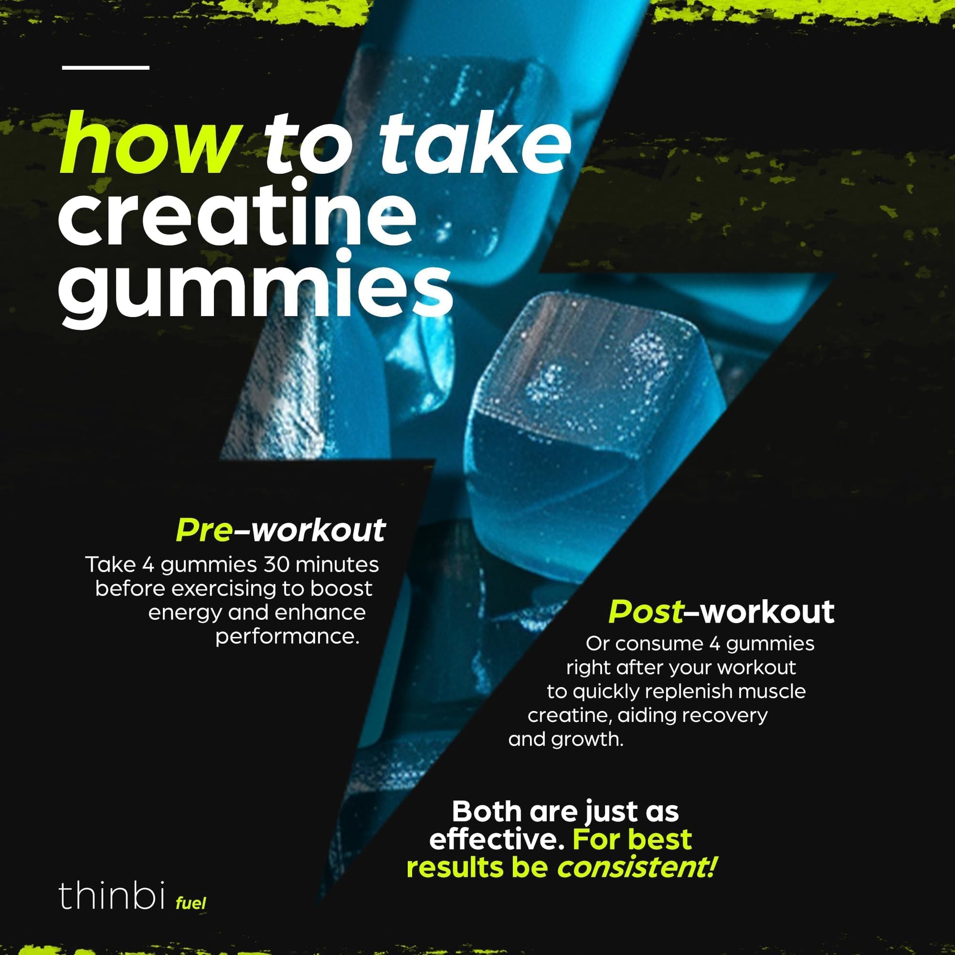 Creatine Monohydrate Gummies Complex 6200mg for Men & Women - 120 Gummies Advanced Formula W/L-Taurine + Vitamin B12 for Muscle Strength, Muscle Builder, Energy Boost - dailyvitalstore