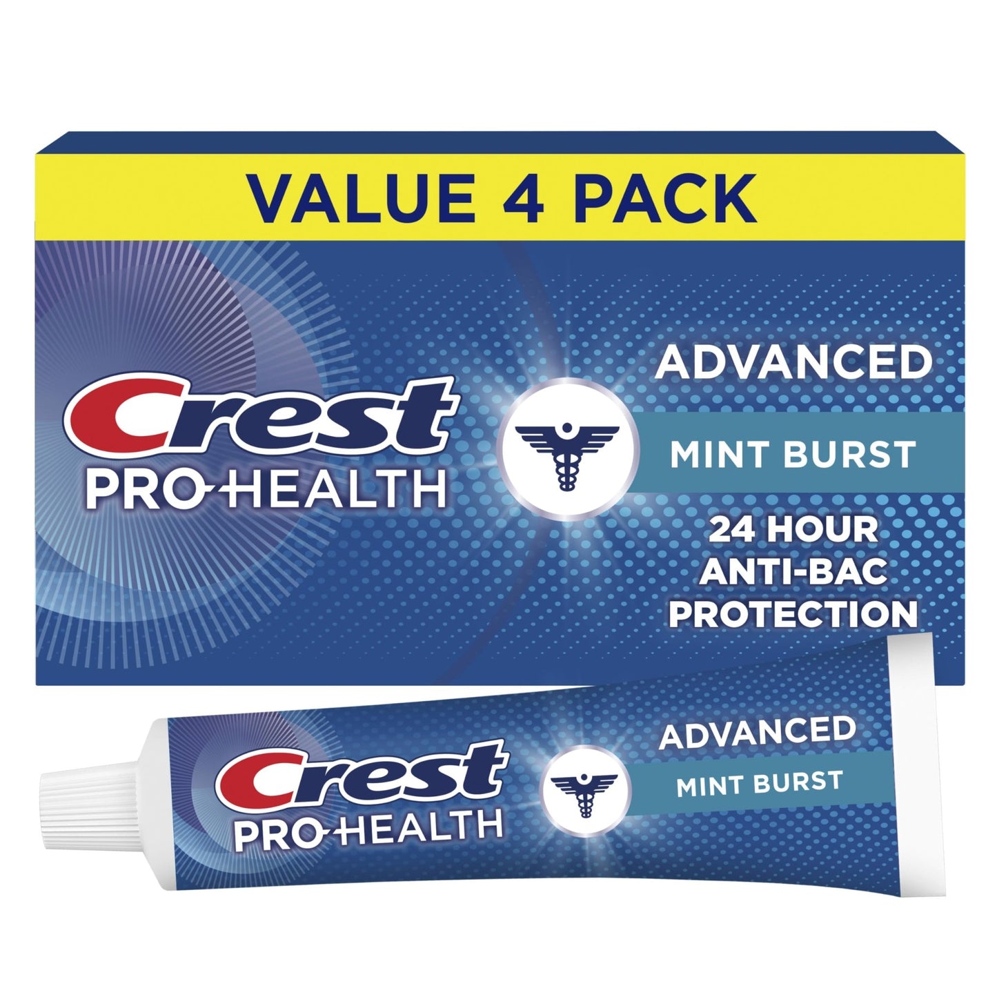 Crest Pro-Health Advanced Antibacterial Protection Toothpaste,5 oz 4 Pack, Teeth Whitening for adults, Breath Freshener, for Sensitive Teeth, Gum Health, - dailyvitalstore