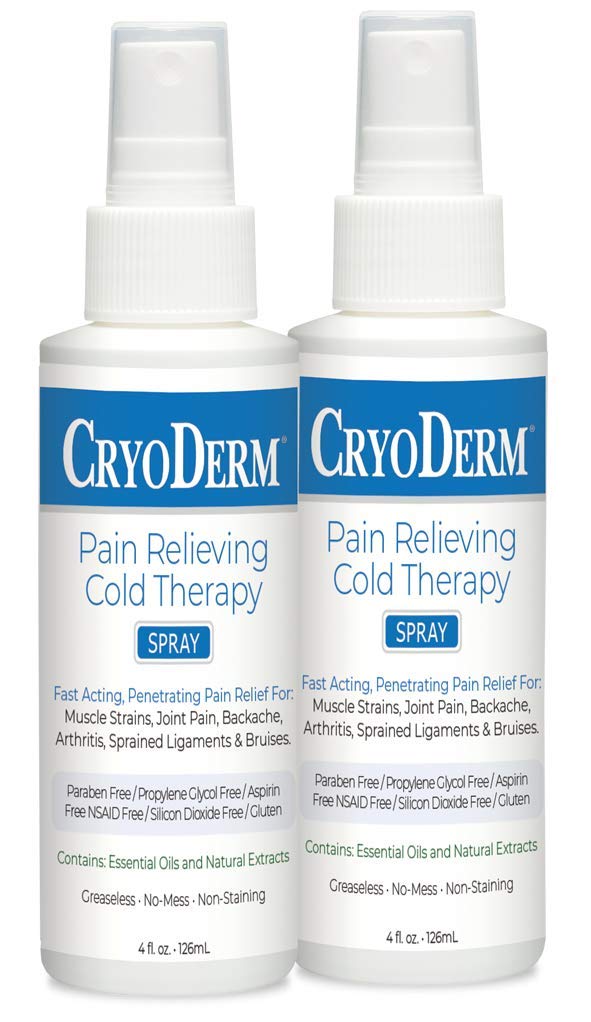 CryoDerm 4 oz Spray Cold Therapy (2 Pack) - dailyvitalstore