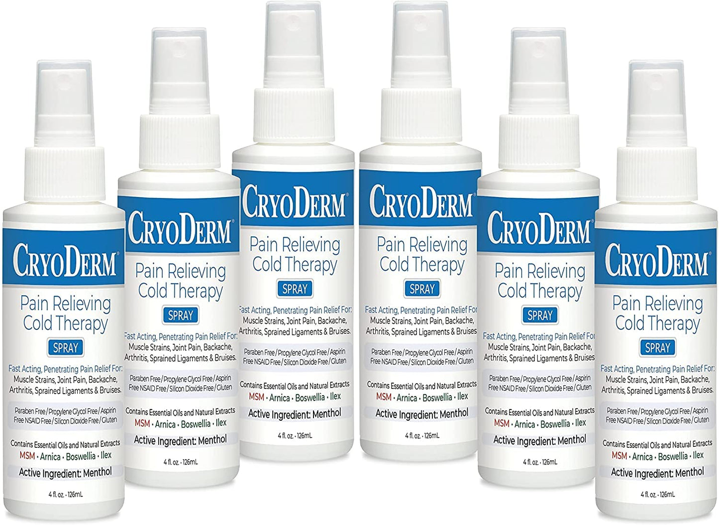 CryoDerm 4 oz Spray Cold Therapy (6 Pack) - dailyvitalstore