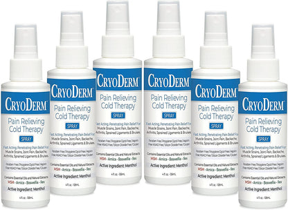 CryoDerm 4 oz Spray Cold Therapy (6 Pack) - dailyvitalstore