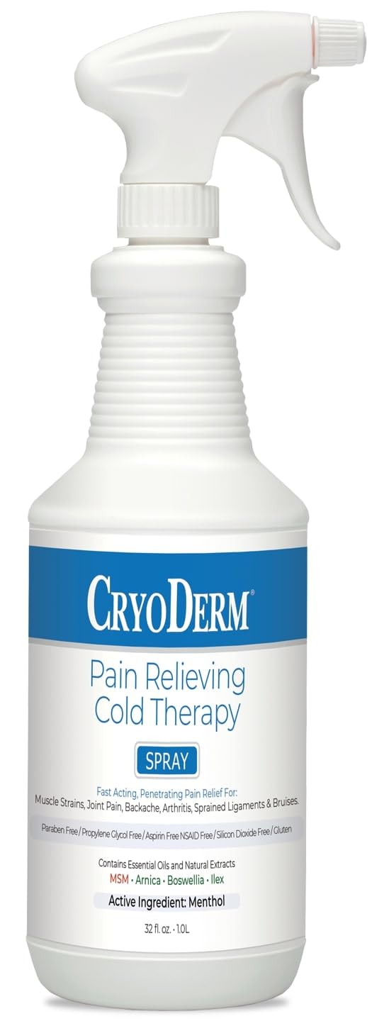 CryoDerm Cold Pain Relief Spray - 32 oz spray - dailyvitalstore