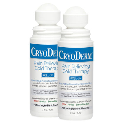 Cryoderm D-Roll-On-3oz-2 Cold Roll-On 3 oz. (Pack of 2) - dailyvitalstore