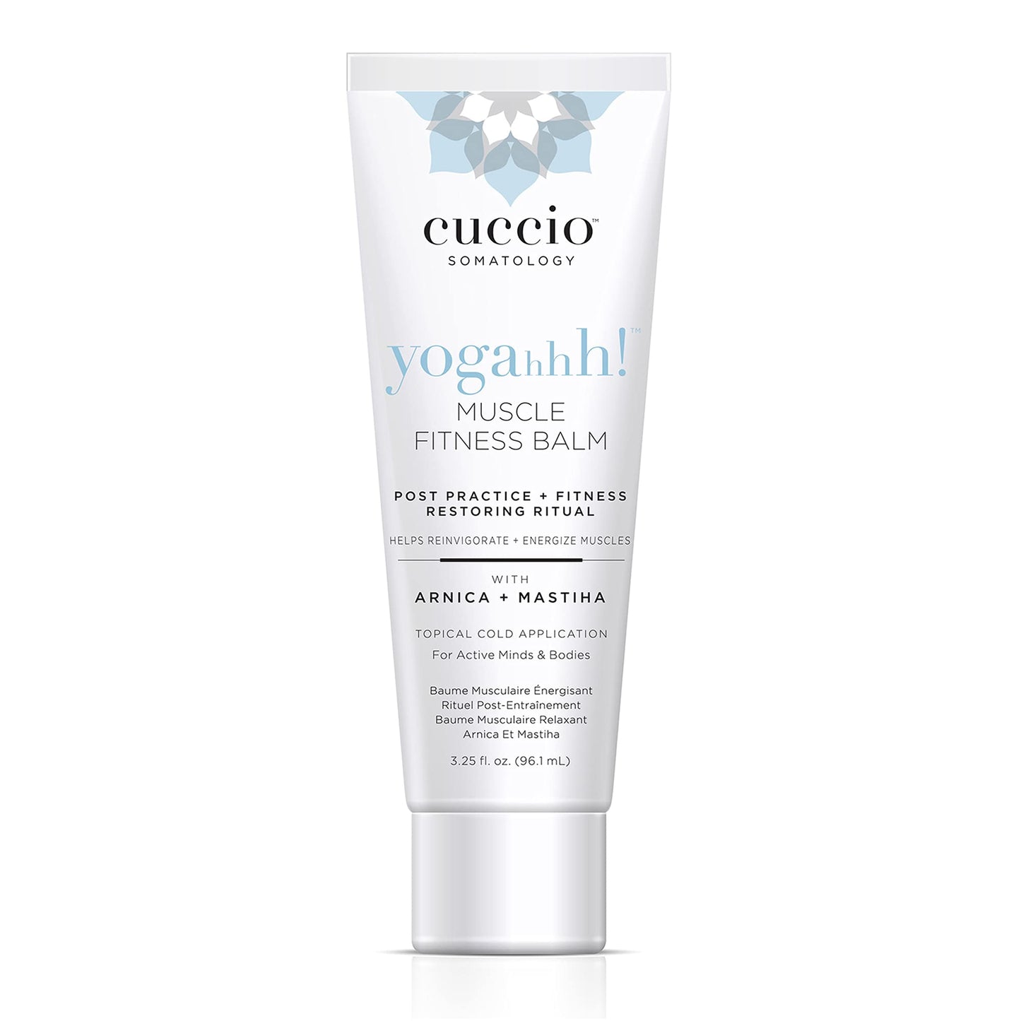 Cuccio Somatology Yogahhh Muscle Balm - Offers Soothing and Cooling Relief - Lightweight and Non Oily Finish - Helps Revitalize and Energize Muscles Post Rigorous Exercise - Paraben Free - 3.25 oz - dailyvitalstore