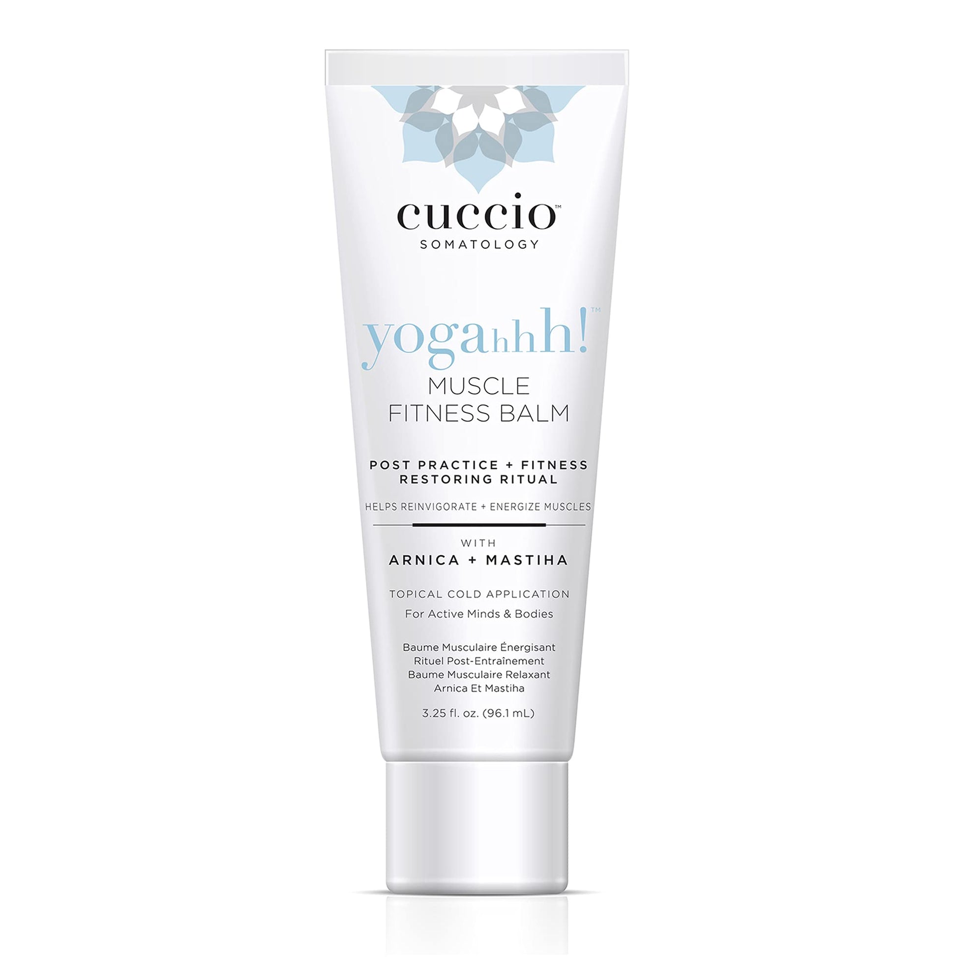 Cuccio Somatology Yogahhh Muscle Balm - Offers Soothing and Cooling Relief - Lightweight and Non Oily Finish - Helps Revitalize and Energize Muscles Post Rigorous Exercise - Paraben Free - 3.25 oz - dailyvitalstore