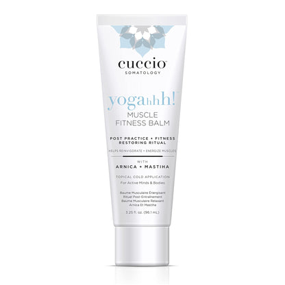 Cuccio Somatology Yogahhh Muscle Balm - Offers Soothing and Cooling Relief - Lightweight and Non Oily Finish - Helps Revitalize and Energize Muscles Post Rigorous Exercise - Paraben Free - 3.25 oz - dailyvitalstore