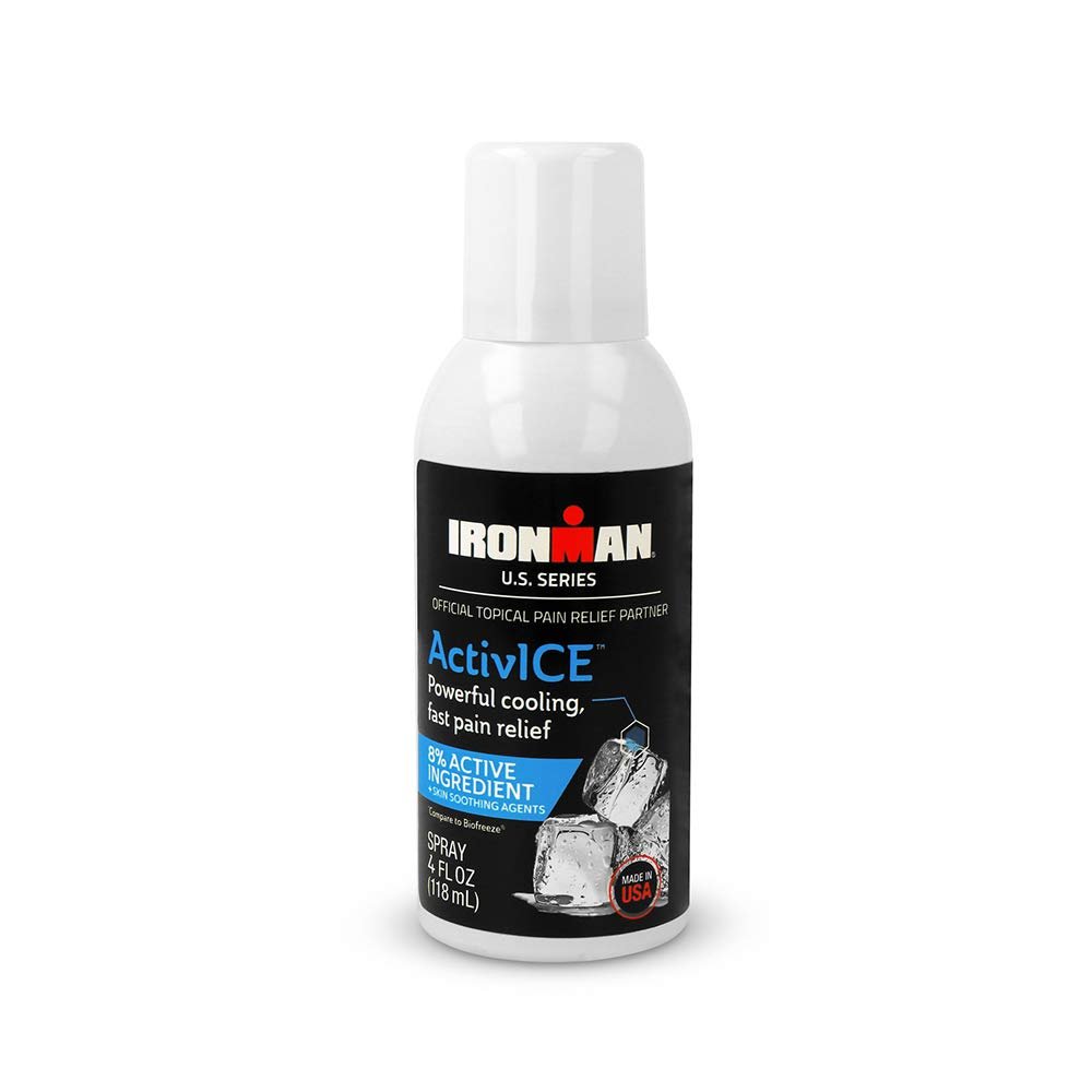 Curad IRONMAN ActivICE Cooling Spray, Topical Pain Relief for Arthritis, Joint, Muscle, Back & Body Aches & Pain, 4 oz (1 count) - dailyvitalstore