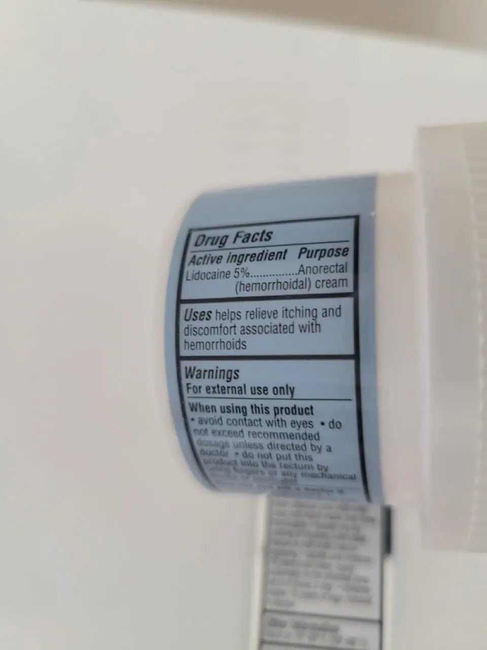 Curist 5% Lidocaine Cream Pain Relief - Numb Quickly & Effectively with 5% Lidocaine Numbing Cream for Anorectal Use - (1 Pack - 2 oz Jar) - dailyvitalstore