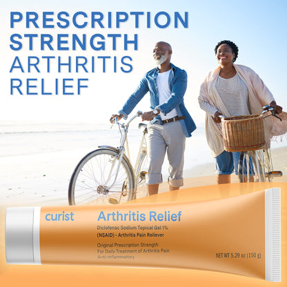 Curist Diclofenac Sodium Topical Gel 1 Percent 150g for Arthritis Pain - Joint Pain Relief for Hand/Foot Pain, Knee/Elbow Pain & Ankle Pain - 1% - 5.29oz - dailyvitalstore