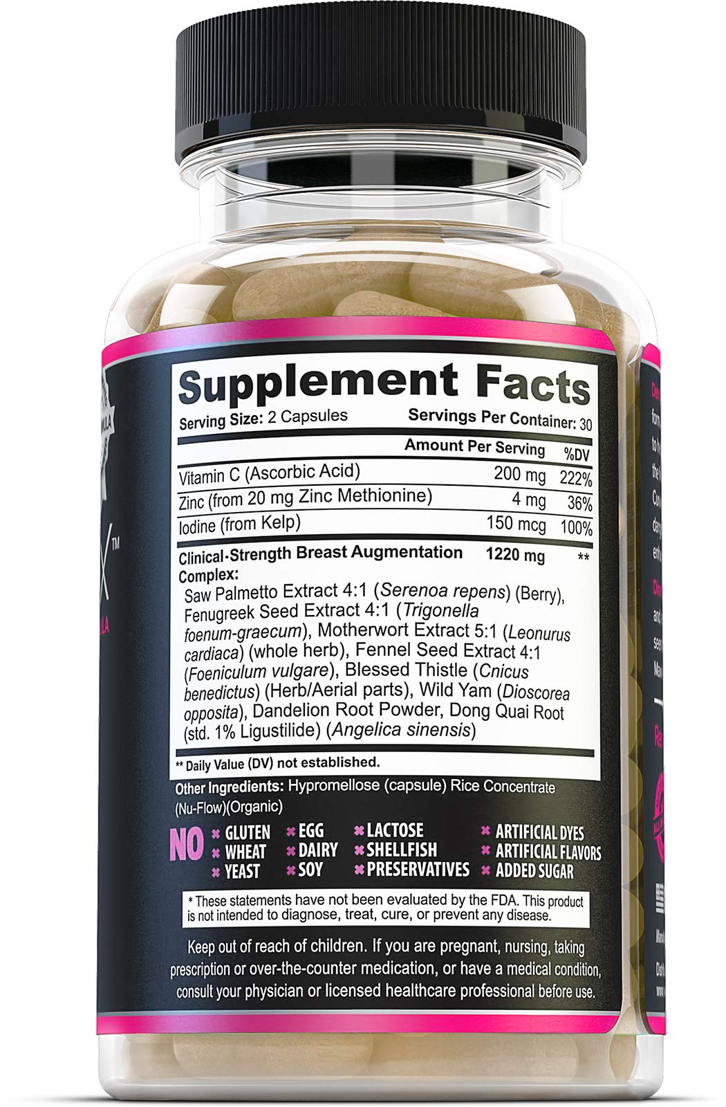 CURVINEXX (3 Bottles) - Natural Breast Toning and Firming Supplement. Lift, Firm and Enhance your Bust Naturally... - dailyvitalstore