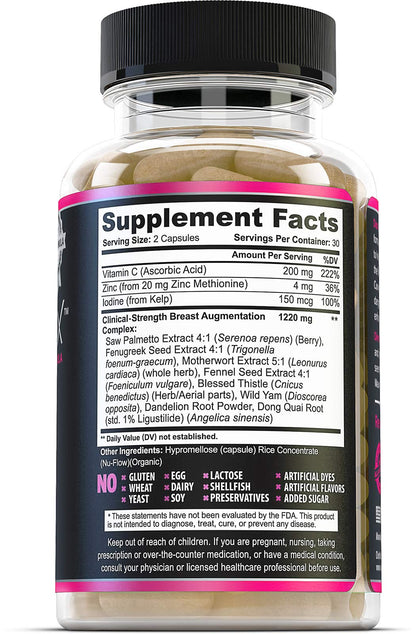 CURVINEXX (3 Bottles) - Natural Breast Toning and Firming Supplement. Lift, Firm and Enhance your Bust Naturally... - dailyvitalstore