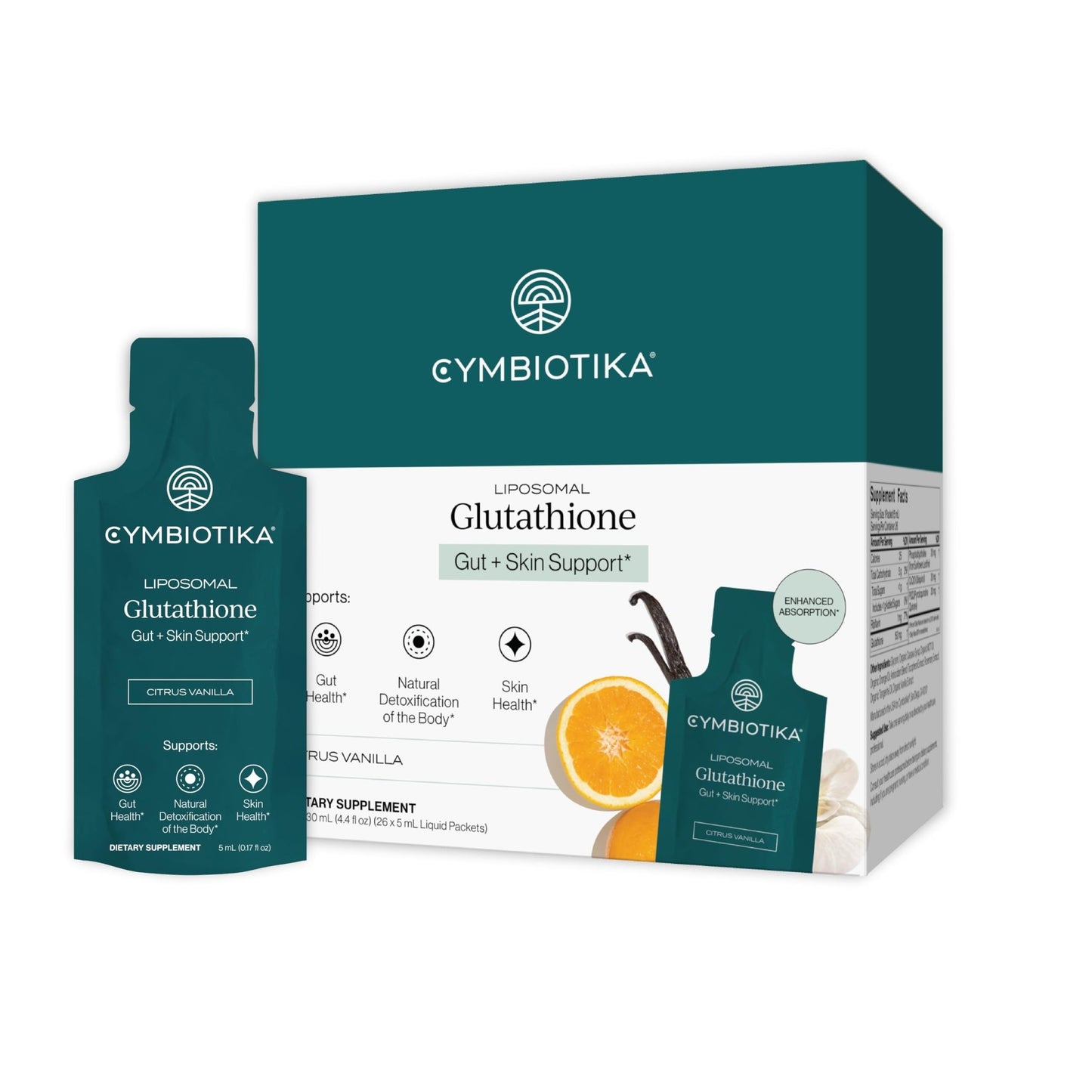 CYMBIOTIKA Liposomal Glutathione Supplement – PQQ, CoQ10 & Antioxidants for Detox, Brain, Energy, Immune Support – Advanced Absorption for Cellular Health - dailyvitalstore