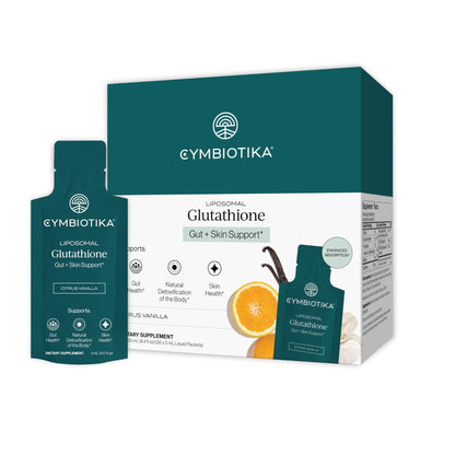 CYMBIOTIKA Liposomal Glutathione Supplement – PQQ, CoQ10 & Antioxidants for Detox, Brain, Energy, Immune Support – Advanced Absorption for Cellular Health - dailyvitalstore