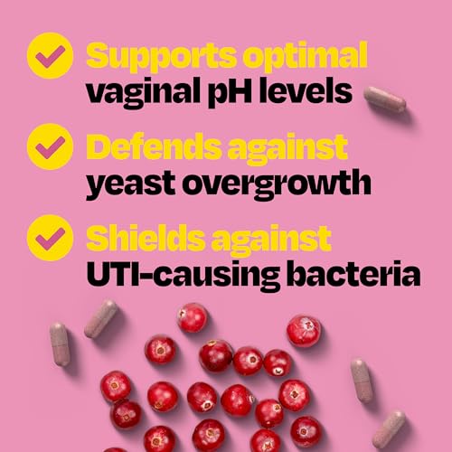Cystex 3-in-1 Urinary Tract Probiotic for Women - Fast-Acting UTI & Yeast Infection Support with Prebiotics, Probiotics, & Cranberry - Supports Vaginal pH & Flora Balance - 30 Capsules - dailyvitalstore