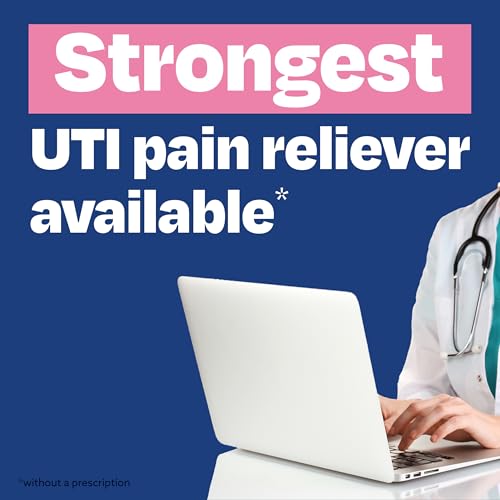 Cystex Maximum-Strength UTI Pain Relief Tablets - 99.5 mg Phenazopyridine HCl for Fast Relief of Burning, Urgency, & Bladder Discomfort - Non-Staining, Fast-Acting Formula - 24-Count - dailyvitalstore