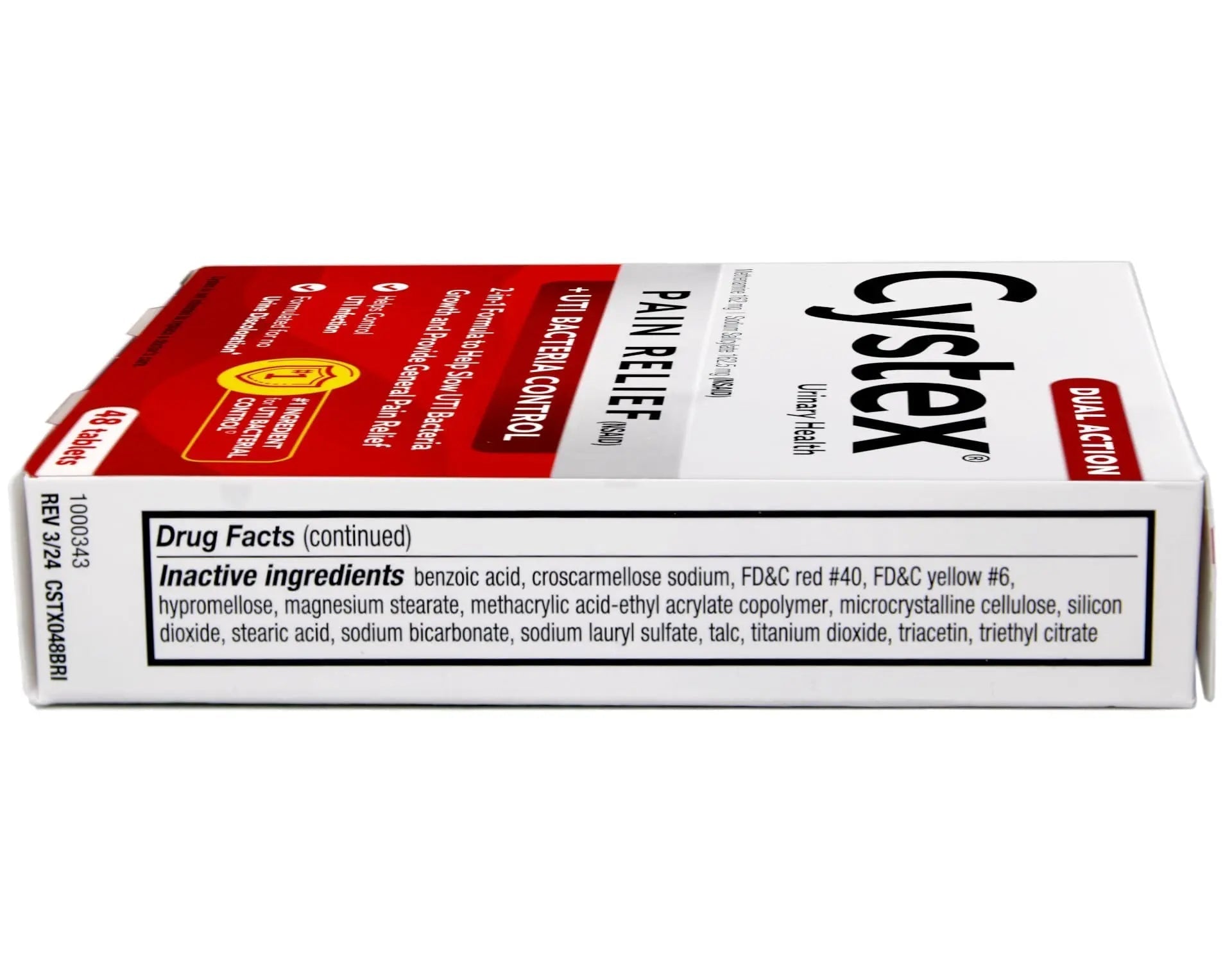 Cystex Plus Urinary Pain Relief Tablets 48 Tablets - dailyvitalstore