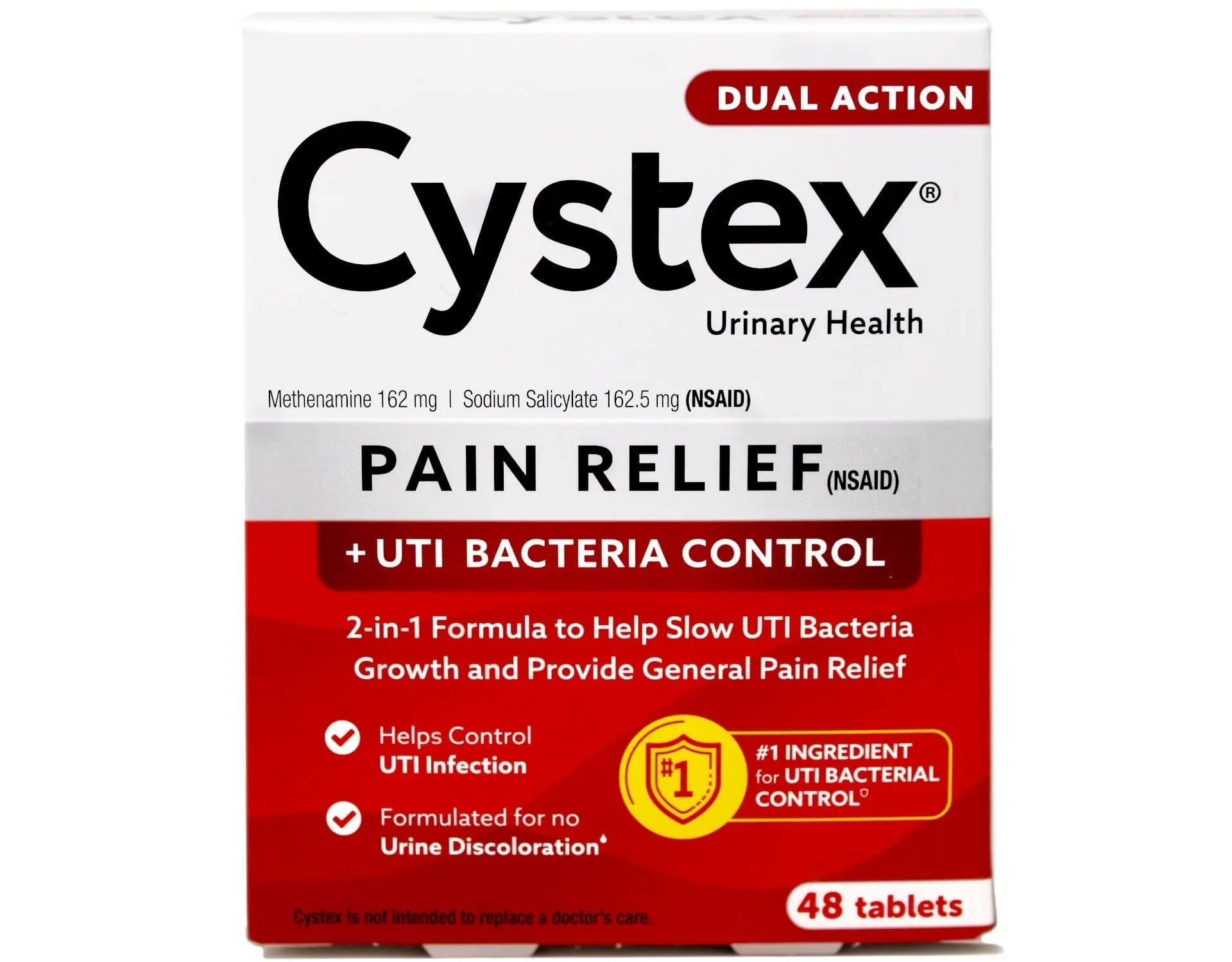 Cystex Plus Urinary Pain Relief Tablets 48 Tablets - dailyvitalstore