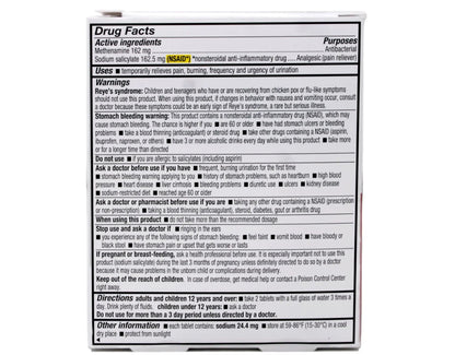 Cystex Plus Urinary Pain Relief Tablets 48 Tablets - dailyvitalstore