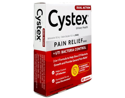 Cystex Plus Urinary Pain Relief Tablets 48 Tablets - dailyvitalstore