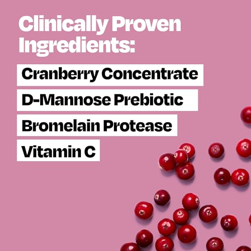 Cystex Urinary Tract Infection Support & Prevention - Cranberry Prebiotic Supplement with D-Mannose & Vitamin C for UTI Protection & Urinary Health Maintenance - 7.6 fl oz (Pack of 1) - dailyvitalstore