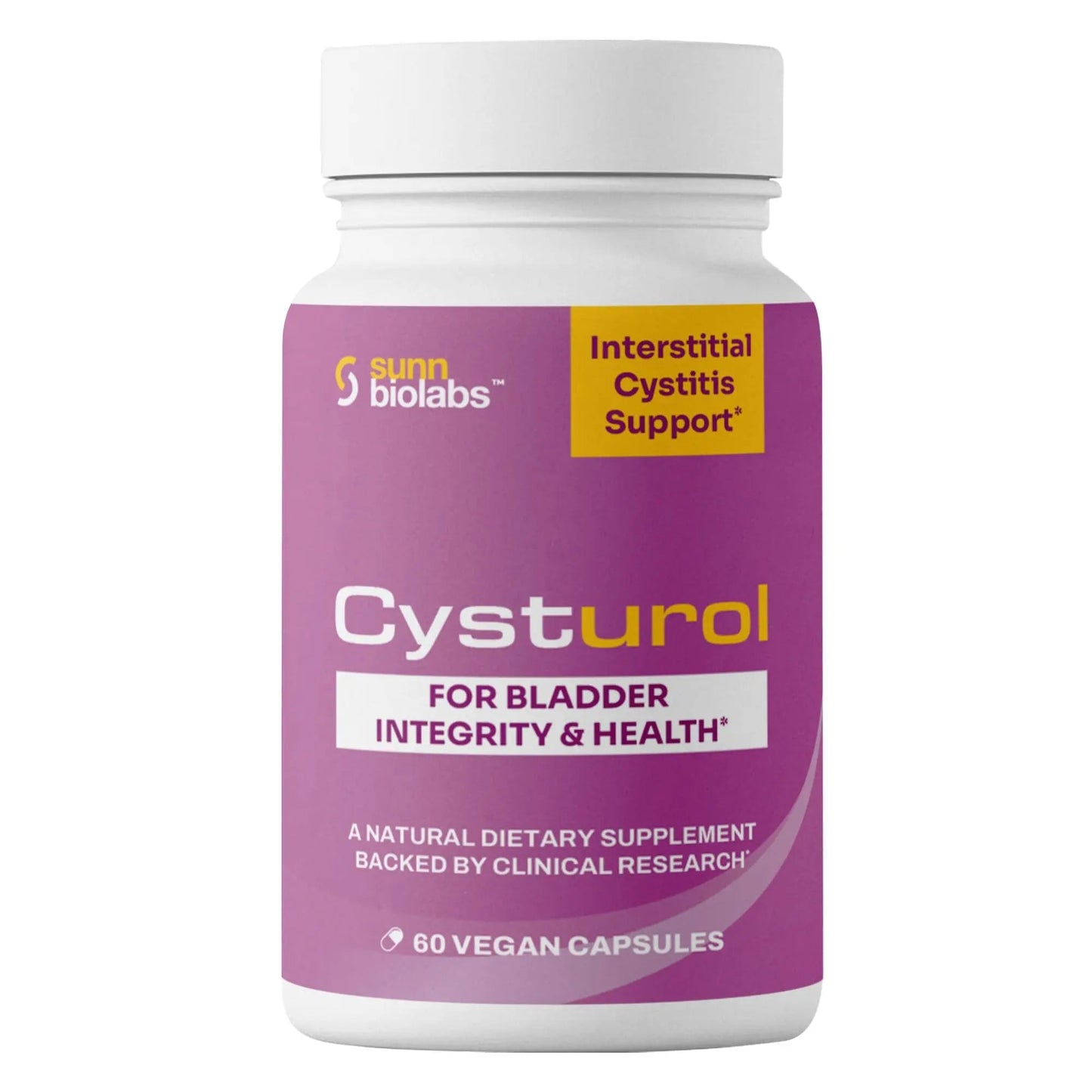 CYSTUROL® Bladder Support Supplement | Interstitial Cystitis (IC) | Bladder Pain | Urinary Tract Health | Clinically Studied Formula for Bladder Inflammation, UTI, Mast Cell Support & Urinary Urgency - dailyvitalstore