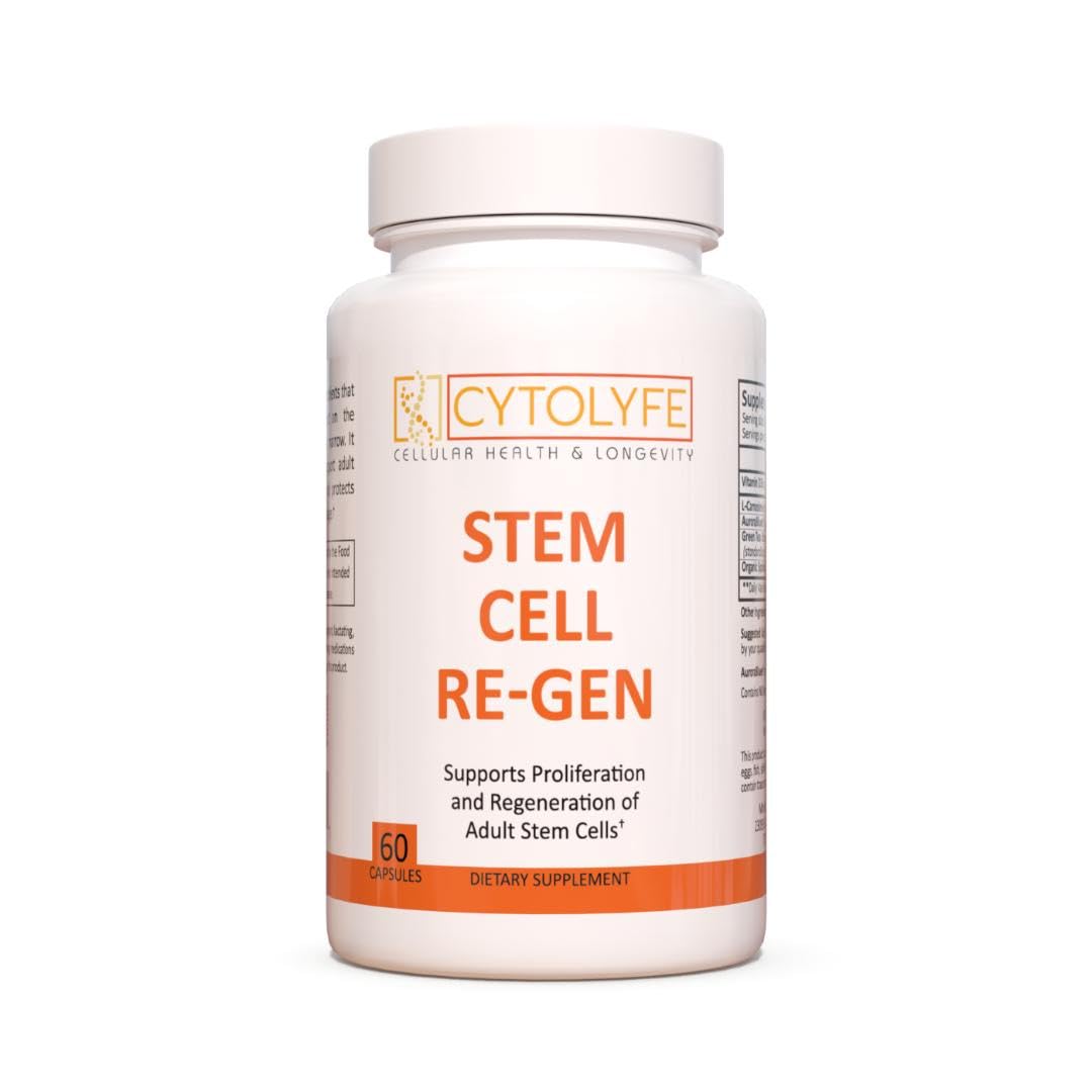 CYTOLYFE Stem Cell-Regen/synergistic Blend for Immune System & Bone Marrow Support / 60 Capsules - dailyvitalstore