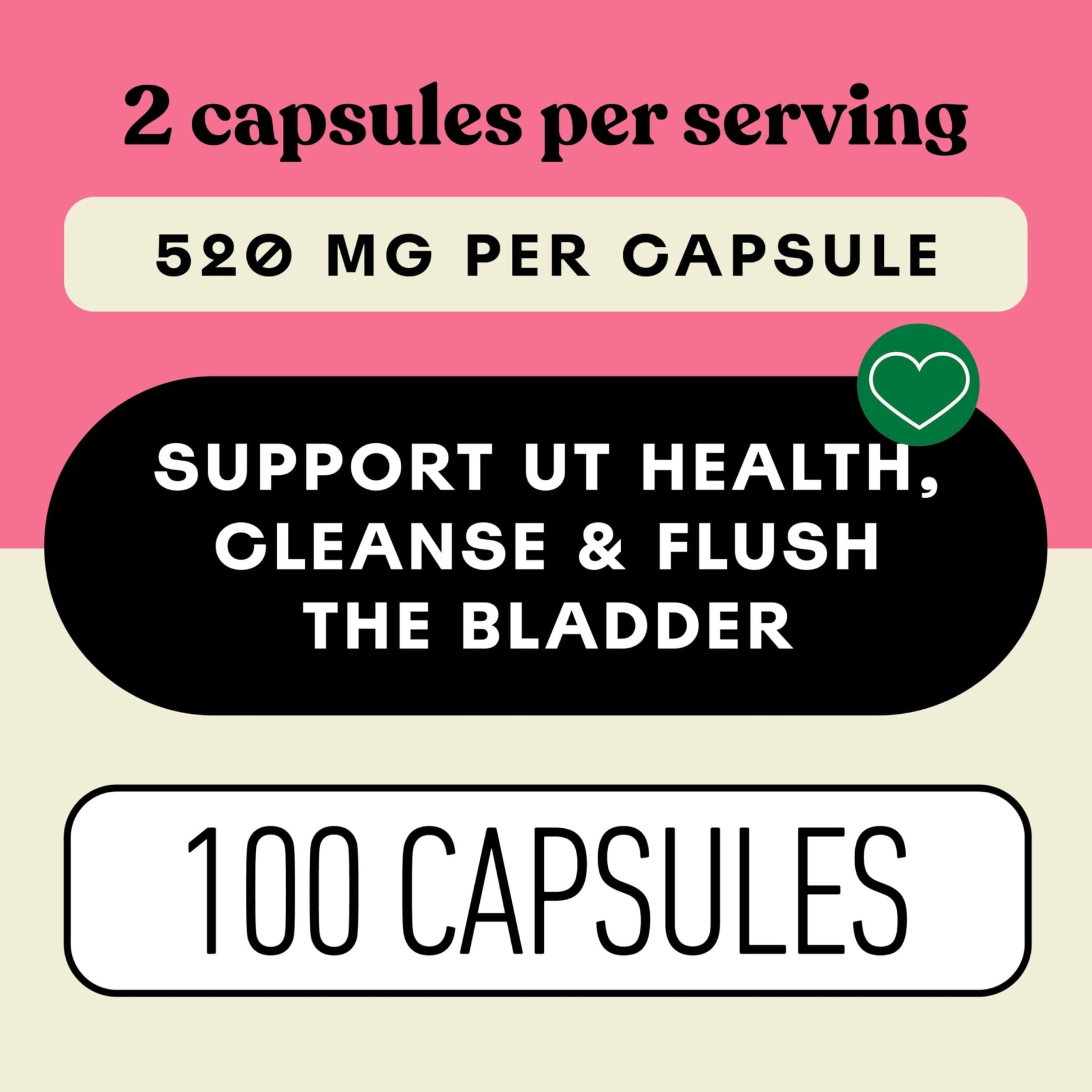 D Mannose 520mg Capsules - Organic D Mannose Supplement for UTI Support, Urinary Tract Bladder Health Pills, Plant Based Formula, Vegan Non GMO, No Fillers, 100 Capsule Count Made USA Certified Kosher - dailyvitalstore