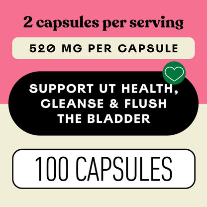 D Mannose 520mg Capsules - Organic D Mannose Supplement for UTI Support, Urinary Tract Bladder Health Pills, Plant Based Formula, Vegan Non GMO, No Fillers, 100 Capsule Count Made USA Certified Kosher - dailyvitalstore