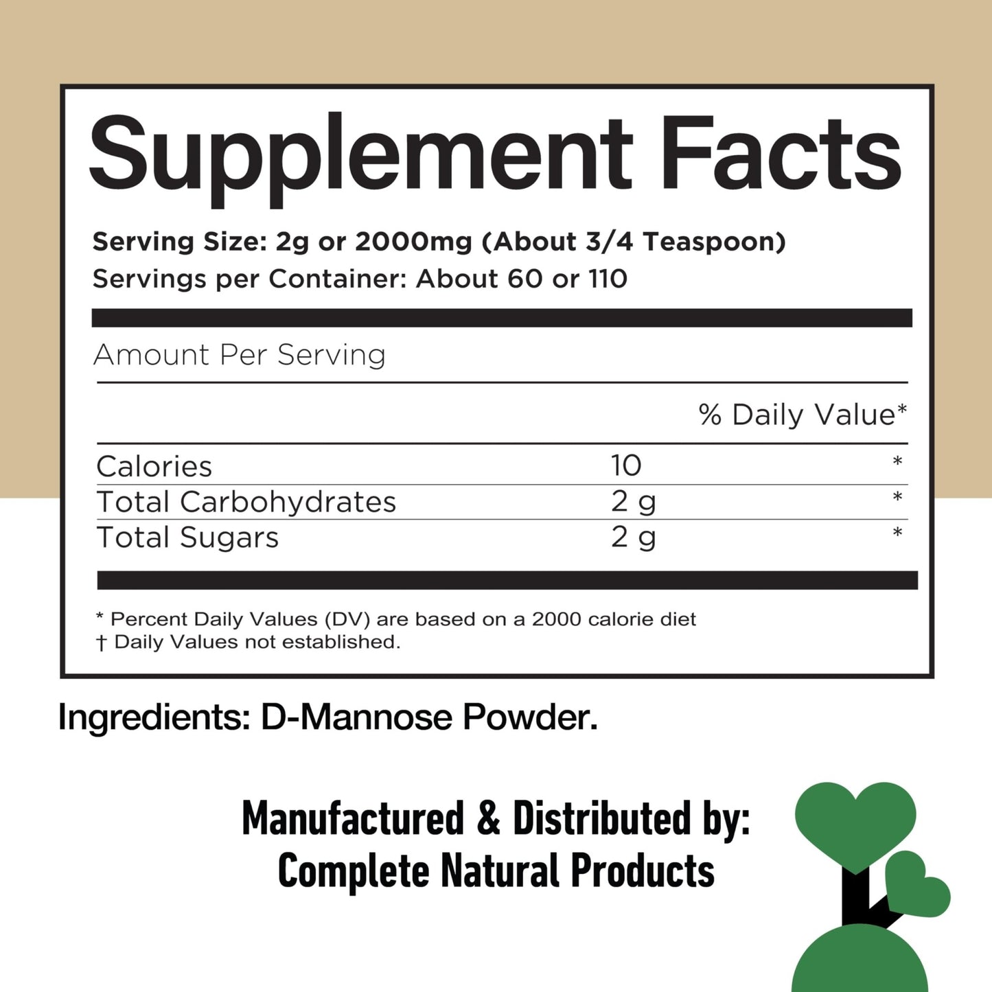 D Mannose Powder Supplement 8oz - Powder D Mannose for Urinary Tract & Bladder Health Support, Bulk Easy Mix Formula, 115 Servings, No Fillers, Non GMO & Gluten Free Support, Kosher Certified Made USA - dailyvitalstore