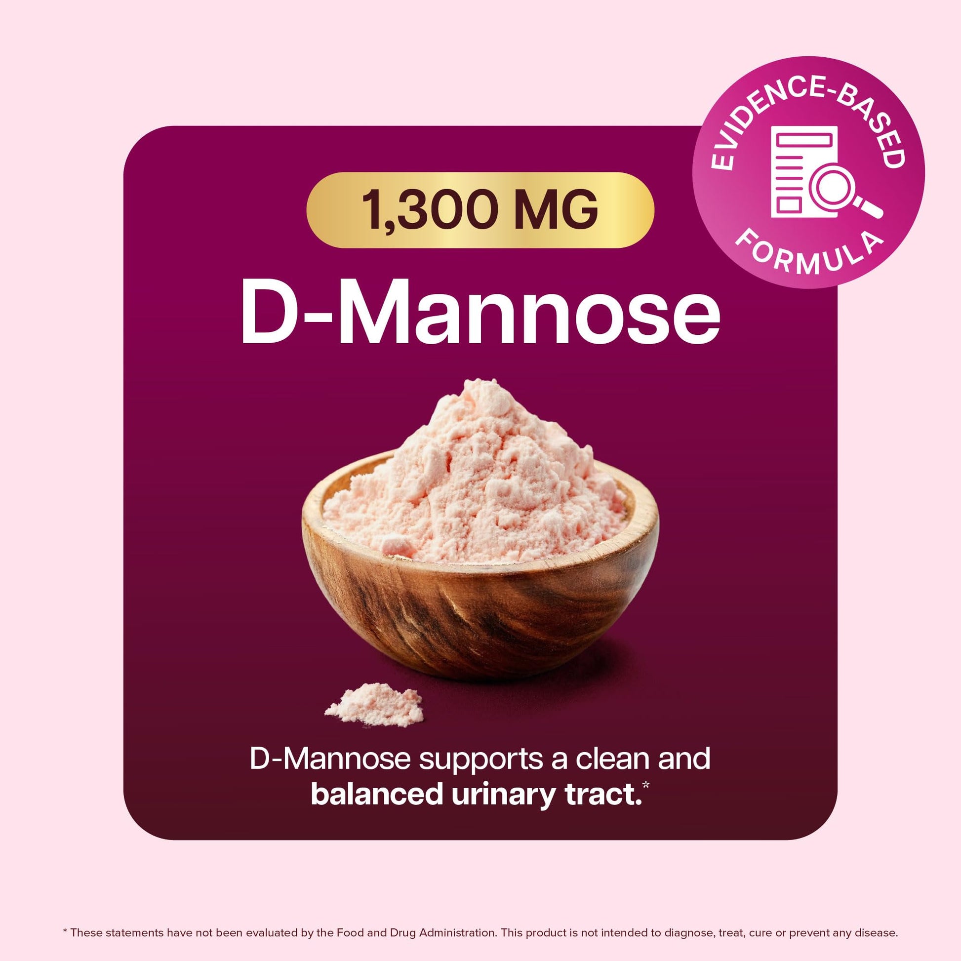 D Mannose with Cranberry | Drug-Free Urinary Tract Health Support | Evidence-Based DMannose 1300mg for Urinary & Bladder Health for Women | D Mannose Supplements for Women & Men | Non-GMO | 240 Ct - dailyvitalstore