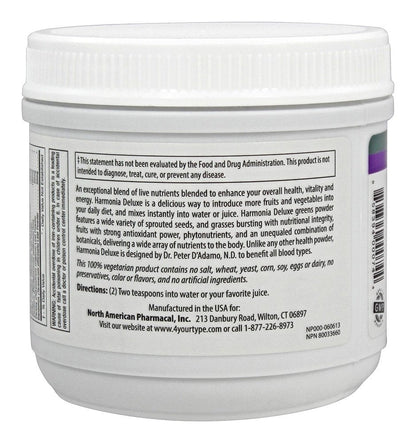 D'Adamo Personalized Nutrition Harmonia Deluxe, 7 Ounce - dailyvitalstore