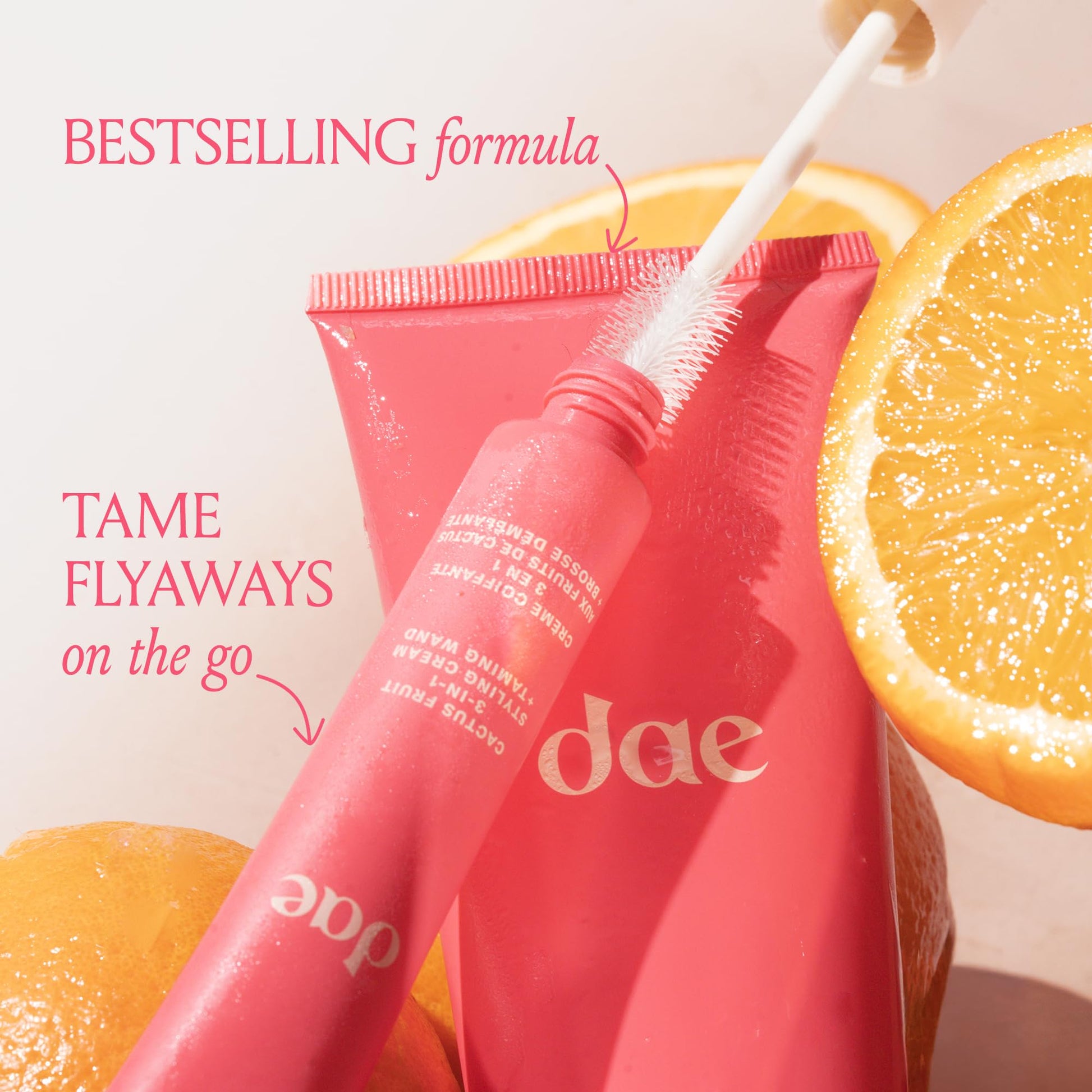 DAE Cactus Fruit 3-In-1 Styling Cream & Taming Wand - Tame Flyaways, Smooth Frizz, Style Edges (0.6 oz.) - dailyvitalstore