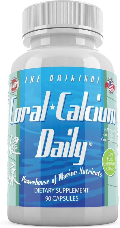 Daily Health, FlexProtex D Joint Muscle Support Supplement 3 Bottles Plus 1 Bottle Daily Marine Coral Calcium 90 Capsules - dailyvitalstore