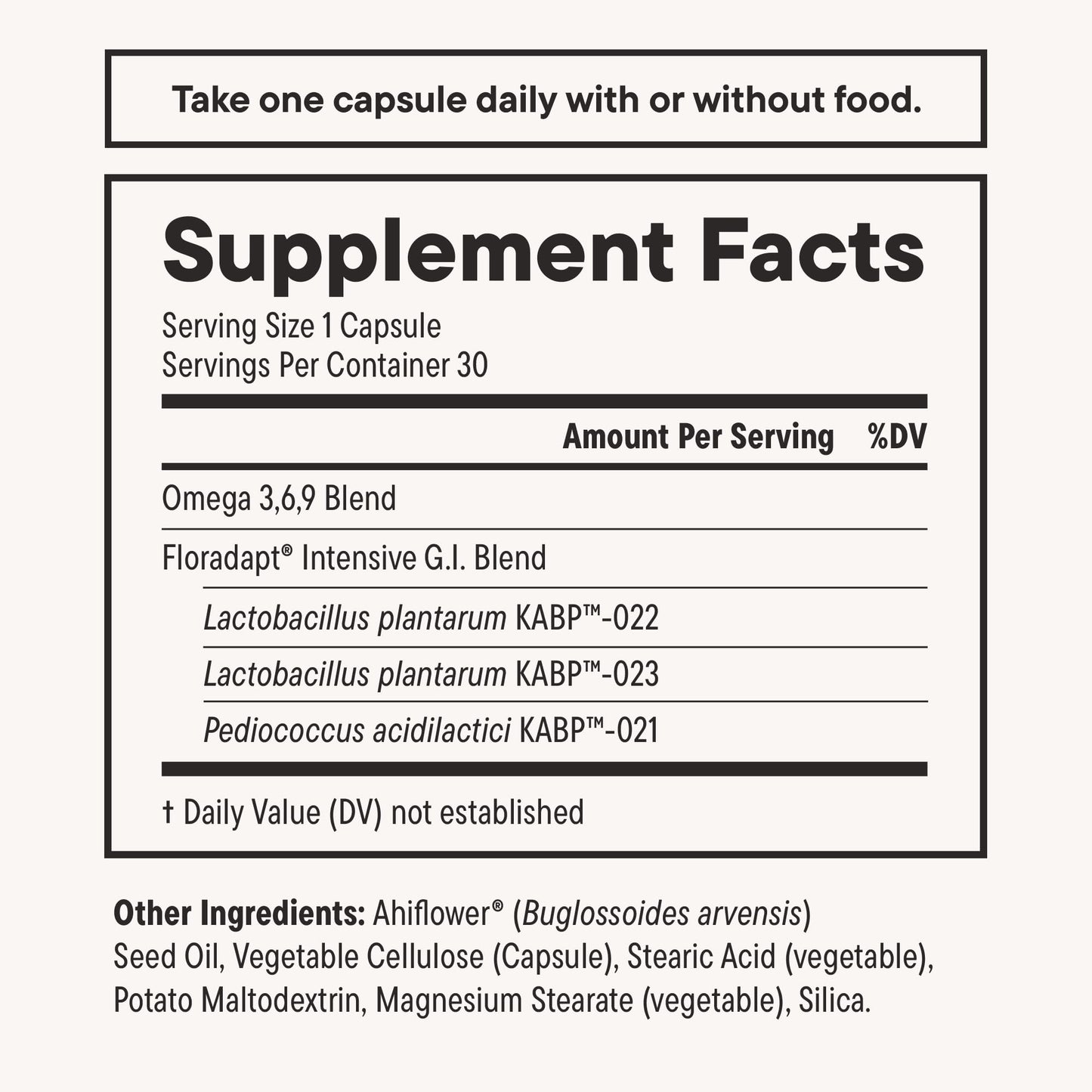 Daily Nouri Digestive Support Probiotics for Women & Men | Bloating & Gas Relief | 3 Clinically Studied Strains + Omega | 30-Day Supply - dailyvitalstore