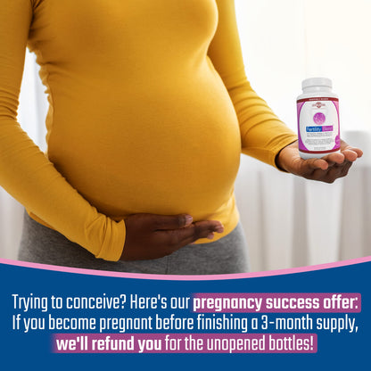 Daily Wellness Fertility Blend for Women - Fertility Supplements for Women, Conception Fertility Prenatal Vitamins, Trying to Conceive Progesterone Supplements, Cycle Support Conception Pills - 1 Pack - dailyvitalstore