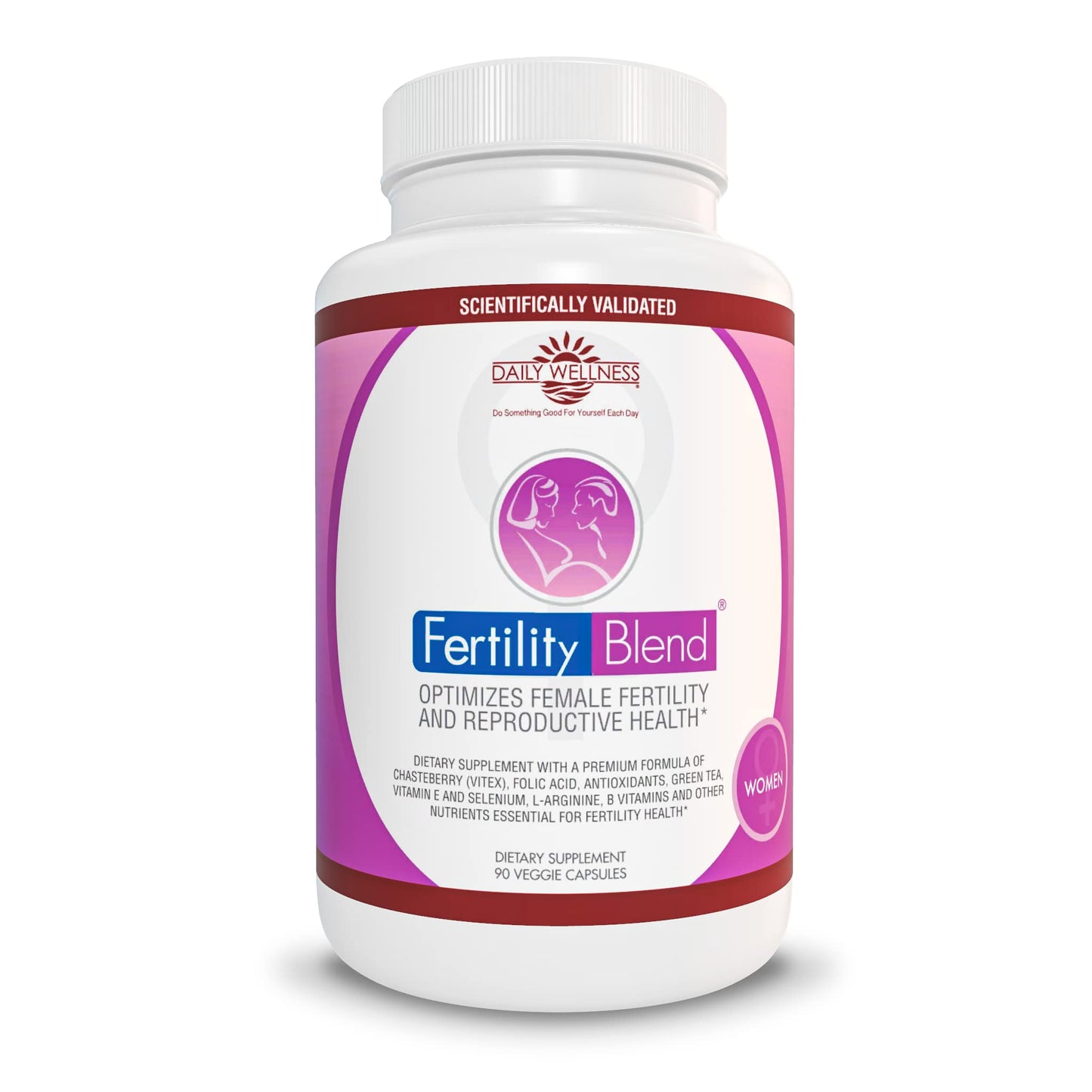 Daily Wellness Fertility Blend for Women - Fertility Supplements for Women, Conception Fertility Prenatal Vitamins, Trying to Conceive Progesterone Supplements, Cycle Support Conception Pills - 1 Pack - dailyvitalstore