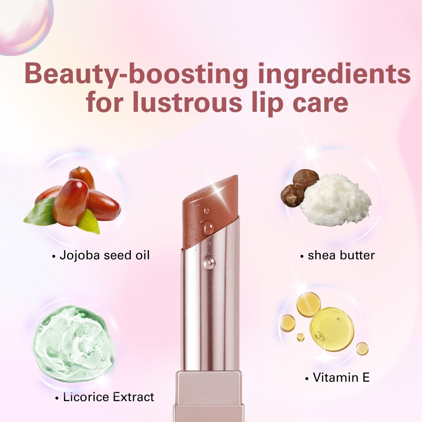 Daisy Doll Lip Stealer 3-in-1 Juicy Lip Stain+ Lip Oil for Women for Hydrating Lip Balm & Tinted Lip Gloss with Vitamin E & Shea Butter, Moisturizing Lip Gloss, Red-Brown Lipstick, Made in Japan - dailyvitalstore