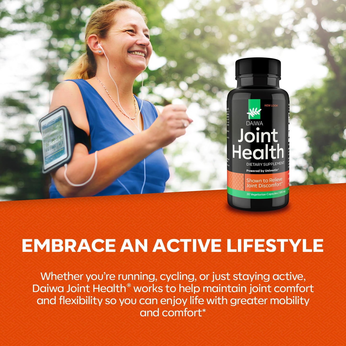 Daiwa Joint Health - Tendon and Ligament Supplements with Chinese Skullcap and Acacia Catechu - Traditional Plant-Based Formula for Active Lifestyles - Non-GMO, 30 Vegetarian Capsules - dailyvitalstore