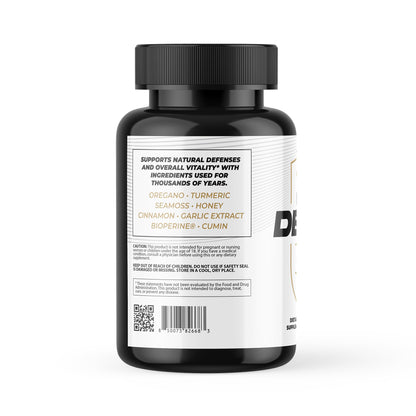 DAMN GOOD The Hodge Twins Immune Defense Supplement (60 Capsules) – Sea Moss Blend Capsules for Everyday Balance, Digestive Support, and Whole-Body Wellness with Vitamins, Minerals, and Botanicals - dailyvitalstore