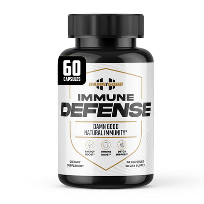 DAMN GOOD The Hodge Twins Immune Defense Supplement (60 Capsules) – Sea Moss Blend Capsules for Everyday Balance, Digestive Support, and Whole-Body Wellness with Vitamins, Minerals, and Botanicals - dailyvitalstore