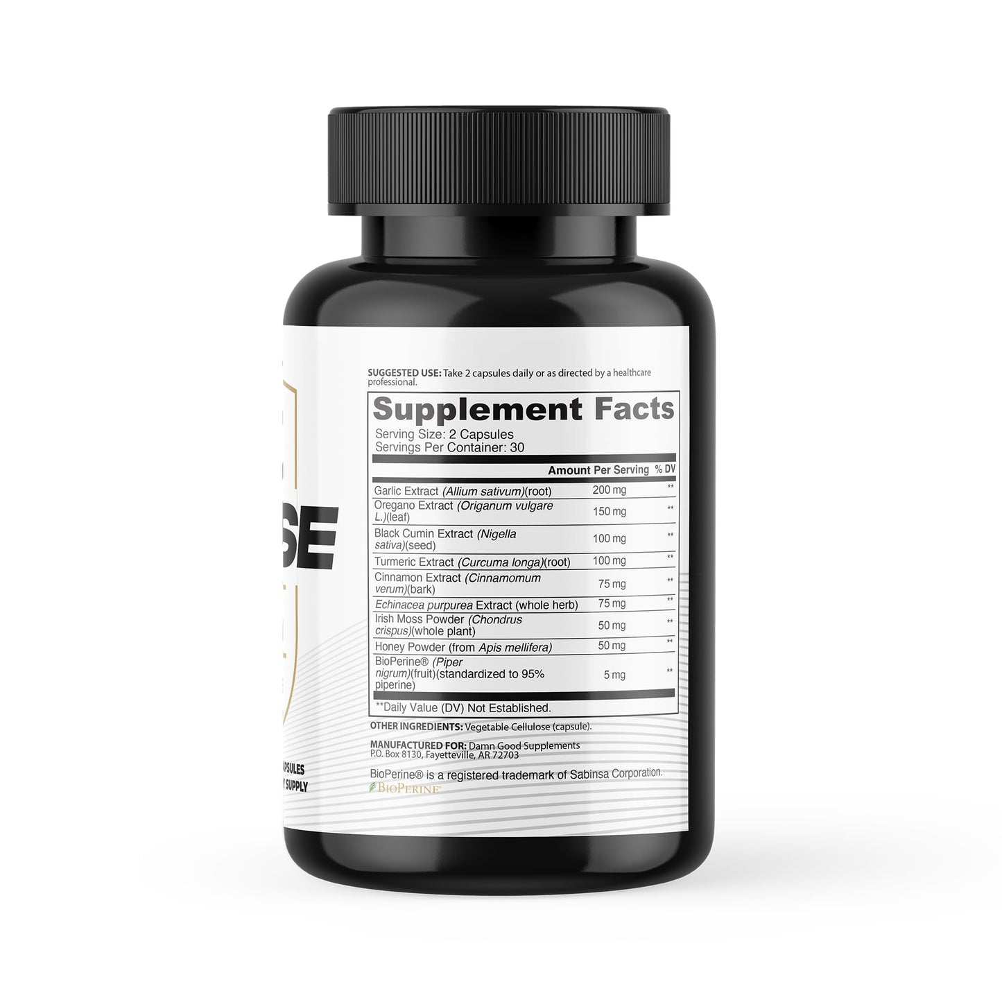 DAMN GOOD The Hodge Twins Immune Defense Supplement (60 Capsules) – Sea Moss Blend Capsules for Everyday Balance, Digestive Support, and Whole-Body Wellness with Vitamins, Minerals, and Botanicals - dailyvitalstore
