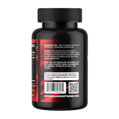 DAMN GOOD The Hodge Twins Nitric Oxide Booster – Beet Root Nitric Oxide & Arginine Citrulline Supplement, Pomegranate Blend for Workout Drive, Endurance Support & Pump Power - 90 Capsules - dailyvitalstore