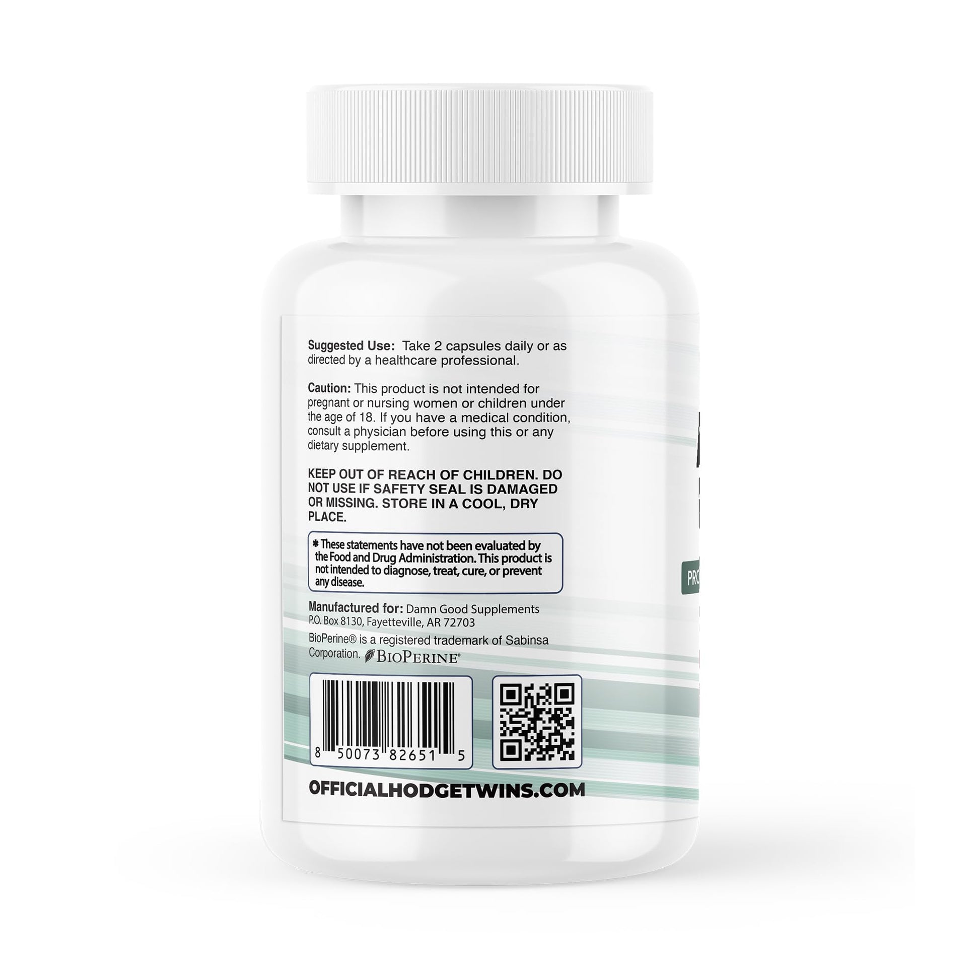 DAMN GOOD The Hodge Twins Prostate Guard - 90 Capsules Guard Vitality Complex – Comfort Blend for Nighttime Routine, Restful Rhythm - Men's Supplements for Health Supports Relaxation - dailyvitalstore