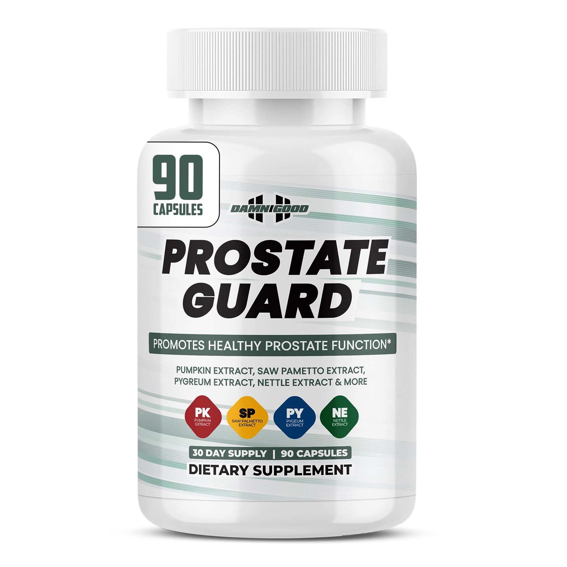 DAMN GOOD The Hodge Twins Prostate Guard - 90 Capsules Guard Vitality Complex – Comfort Blend for Nighttime Routine, Restful Rhythm - Men's Supplements for Health Supports Relaxation - dailyvitalstore
