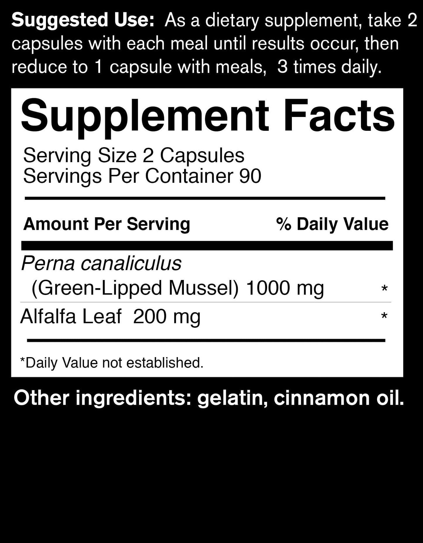 DAVINCI FoodScience of Vermont Sea Mussel, Green-Lipped Mussel Joint Supplement Capsules, 180 Count - dailyvitalstore
