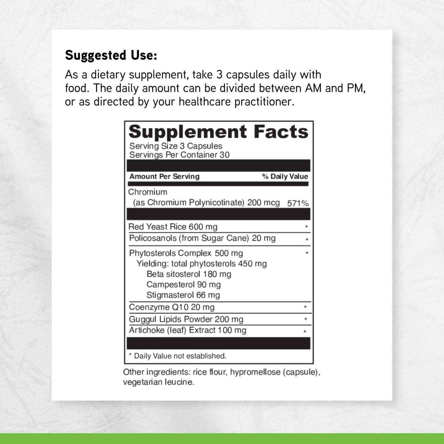 DAVINCI Labs CholestSure Supplement - Supports Cardiovascular Function - Helps Maintain Healthy Cholesterol Levels in a Normal Range - with CoQ10 - Gluten Free - 90 Vegetarian Capsules - dailyvitalstore